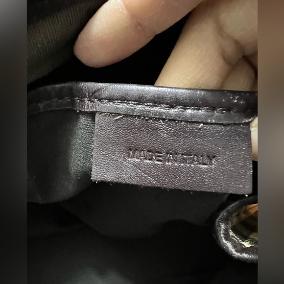 Authentic Vintage Burberry Haymarket Check Coated Canvass Shoulder Bag - Picture 10 of 11